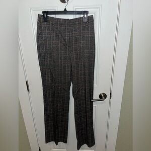 Plaid trouser work pants